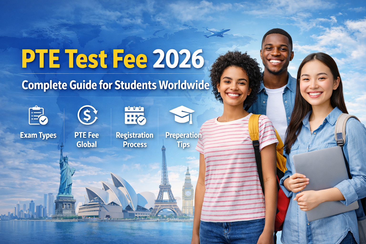 PTE Test Fee 2026 complete guide for international students worldwide